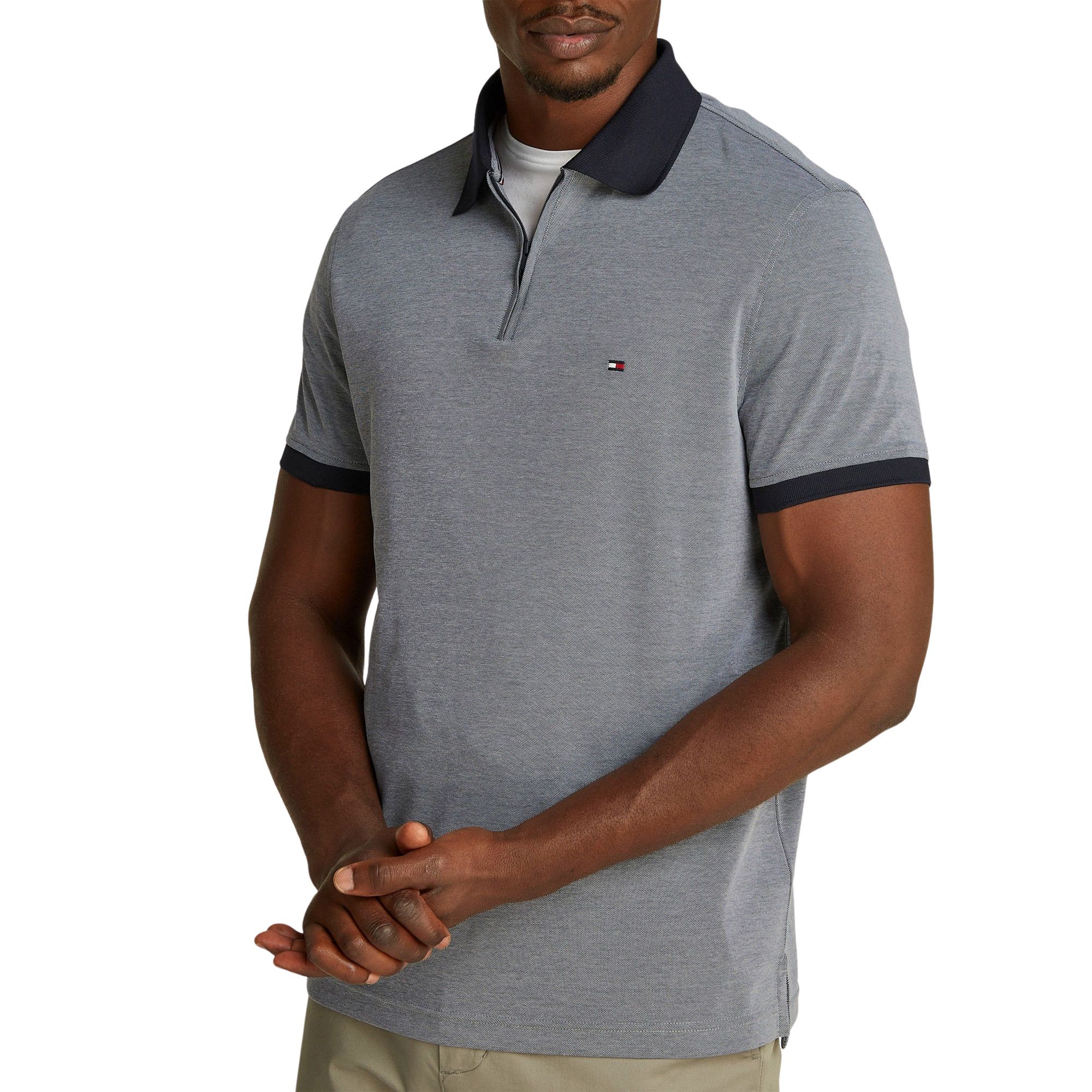 Tommy Hilfiger Performance Quarter Zip Polo Heren | PlutoSport